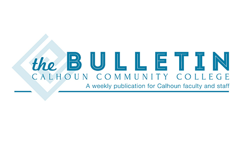 THE BULLETIN - Online Honors Celebration, Calhoun Cupboard in Need of Donations, TONS of News Stories and More in This Week's Issue!
