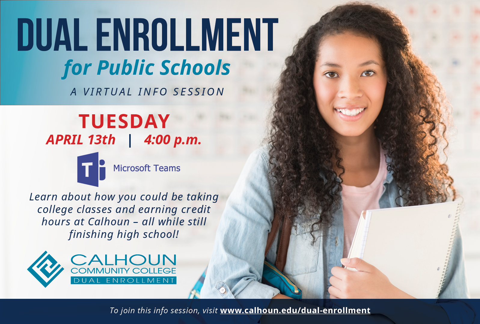 Dual Enrollment for Public Schools graphic