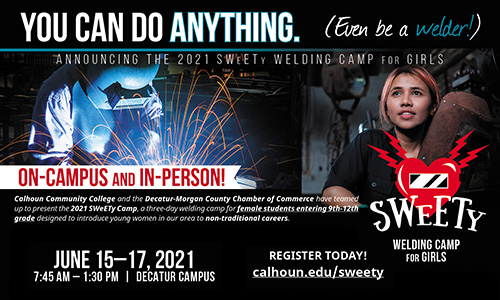 Calhoun Hosts Summer Welding Camp for Girls