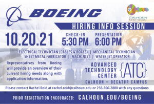 Boeing hiring session information