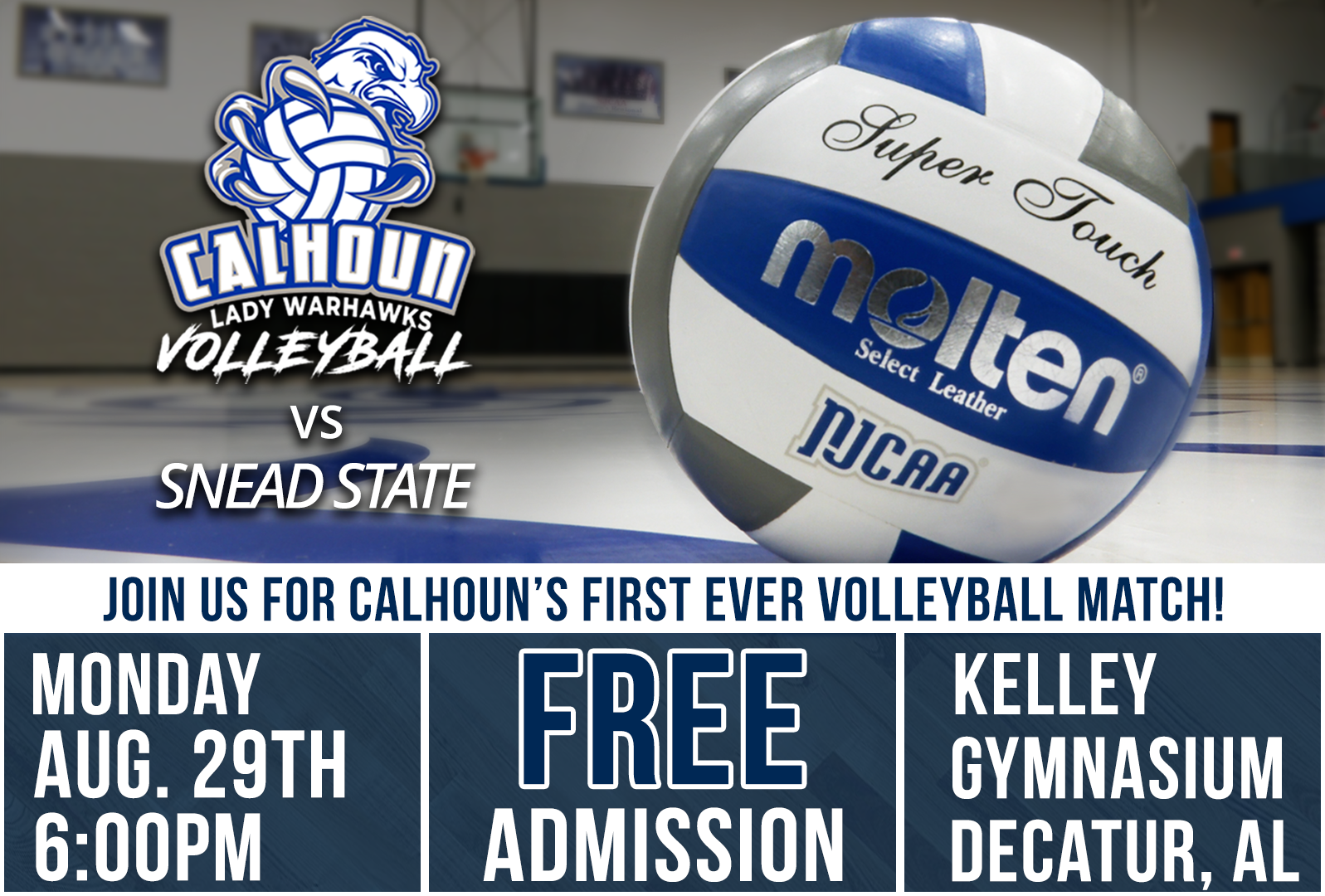 Calhoun Spikes Off Its 2022-23 Athletics Season with the Colleges First-Ever Volleyball Match
