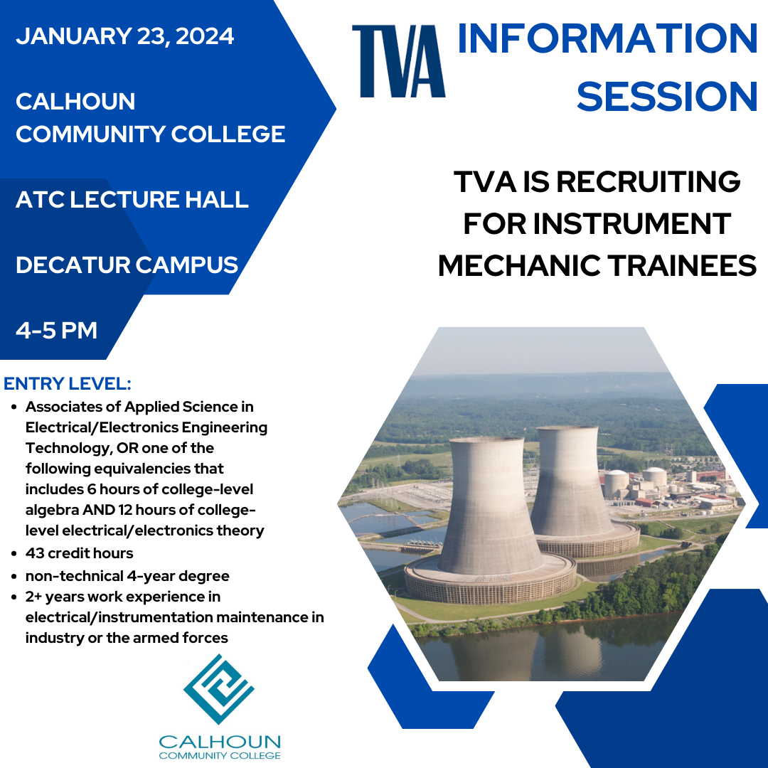 TVA Info Session: For Former and Current Calhoun Students